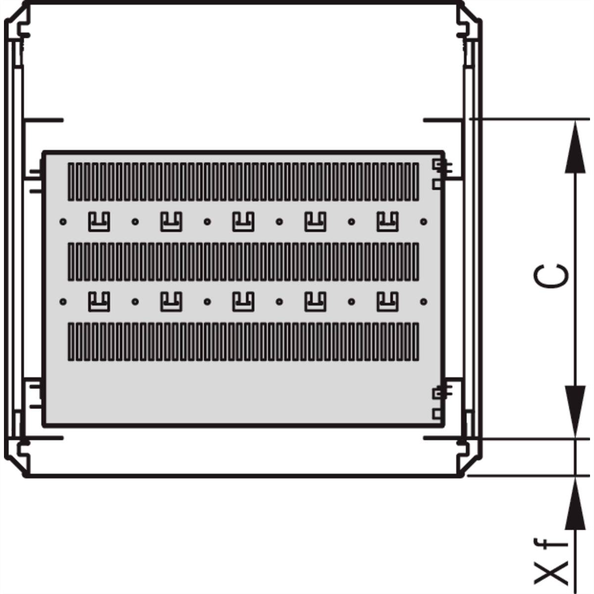 NVent SCHROFF 22130302 Fachboden (B x H) 600mm x 400mm 1St.