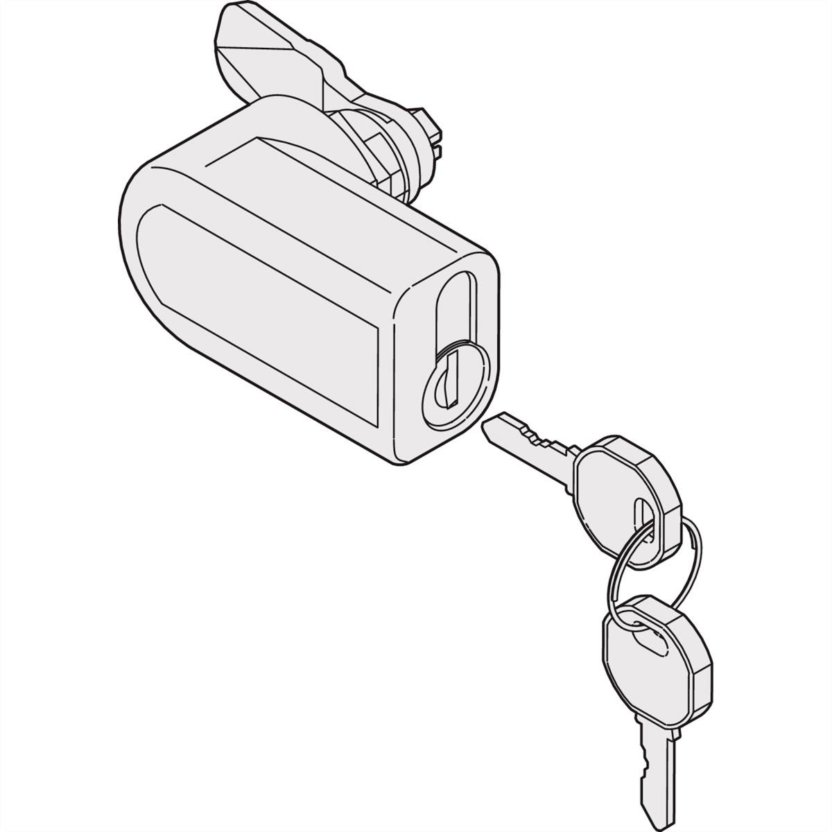 NVent SCHROFF 23130437 Verriegelung