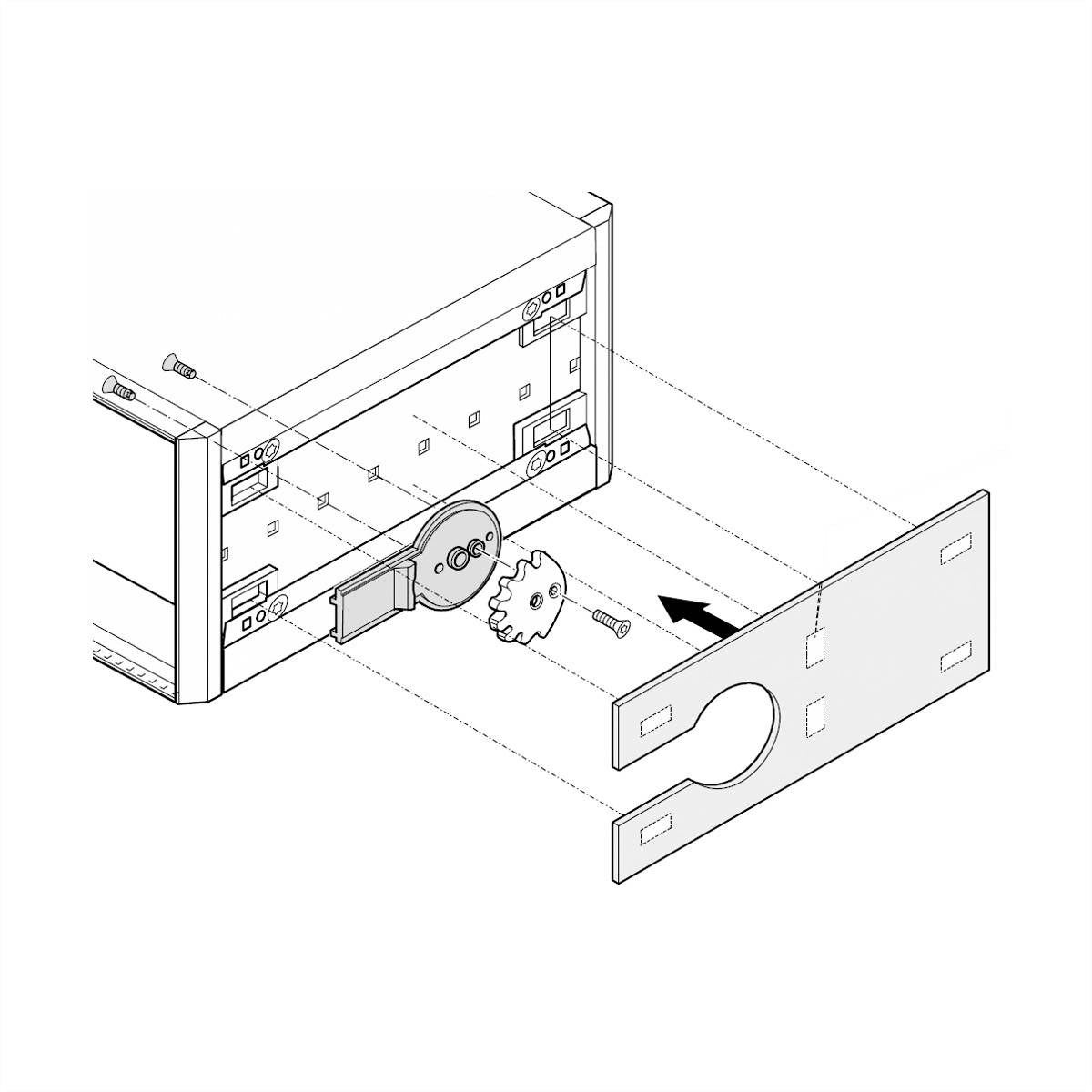 NVent SCHROFF 24571356 Montagesatz 1St.