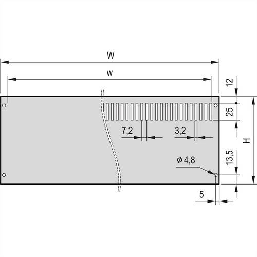 Schroff 24576048 Rückwand