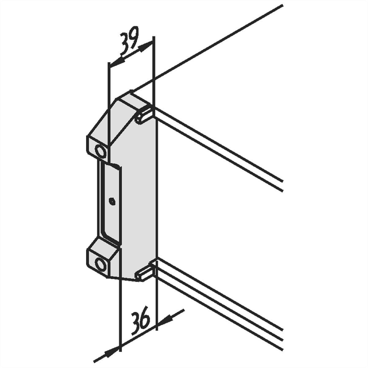 NVent SCHROFF 24576394 Fuß
