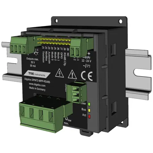 TDE Instruments DPM72-MP+-XBEE-DIN Hutschienenmessgerät TDE Instruments DPM72-MP+-XBEE-DIN Hutschienenmessgerät