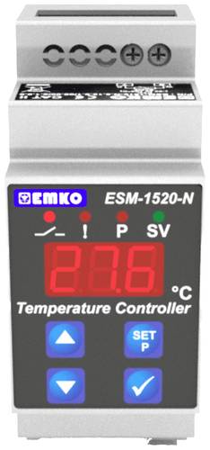 Emko ESM-1520-N.5.12.0.2/01.00/2.1.0.0 2-Punkt Und Pid Regler Temperaturregler Ptc -50 Bis +150 °C-image