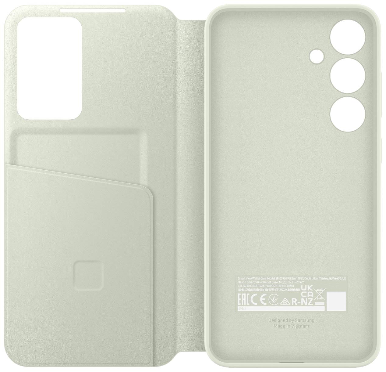 Samsung Smart View Wallet Booklet Samsung Galaxy S24+ Hellgrün