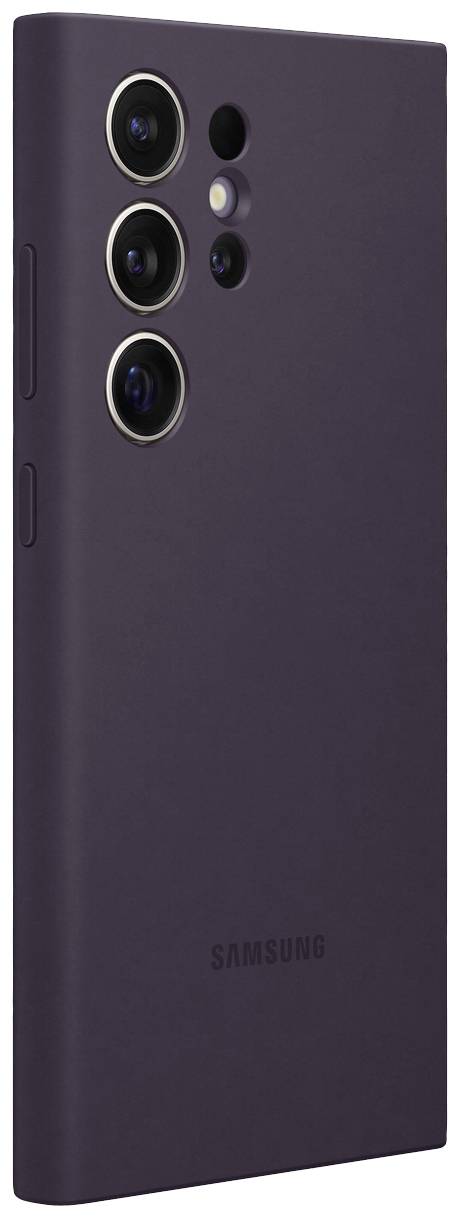 Silikonhülle für Galaxy S24 Ultra, dunkelviolett