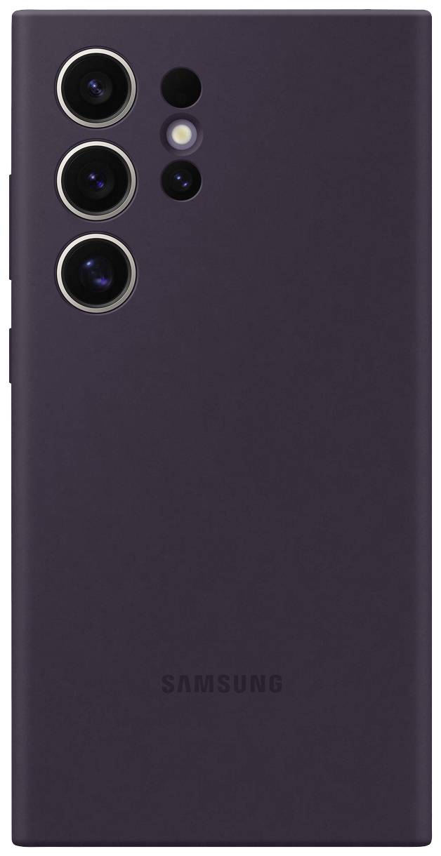 Silikonhülle für Galaxy S24 Ultra, dunkelviolett
