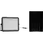 V-TAC VT-120W 7825 LED-Flutlichtstrahler, Solarmodul 15 W Kaltweiß Schwarz V-TAC VT-120W 7825 LED-Flutlichtstrahler, Solarmodul 15 W Kaltweiß Schwarz