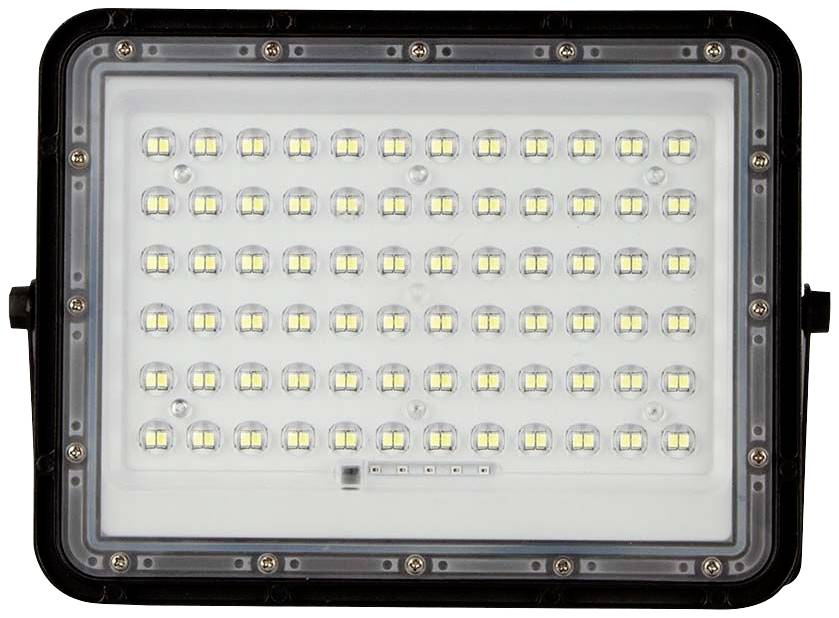 V-TAC VT-120W 7825 LED-Flutlichtstrahler, Solarmodul 15W Kaltweiß Schwarz