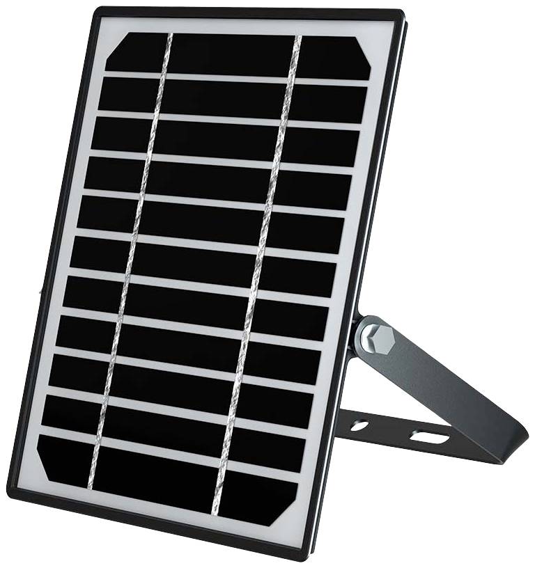 V-TAC VT-411 10313 LED-Flutlichtstrahler, Solarmodul 10 W Leuchtfarben: Kaltweiß