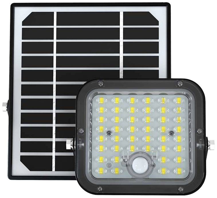 V-TAC VT-411 10313 LED-Flutlichtstrahler, Solarmodul 10 W Leuchtfarben: Kaltweiß
