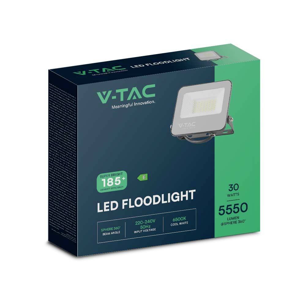 V-TAC VT-4435 9891 LED-Flutlichtstrahler EEK: B (A - G) 30W Leuchtfarben: Kaltweiß