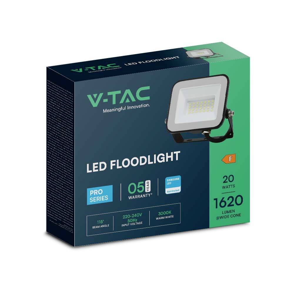 V-TAC VT-44020 10016 LED-Flutlichtstrahler EEK: F (A - G) 20 W Leuchtfarben: Kaltweiß