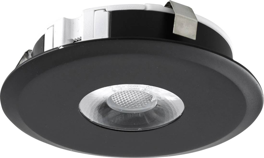 Schwarzes robustes tragbares Gerät mit offenem Seitenschlitz und Batteriefach, dargestellt auf weißem Hintergrund.