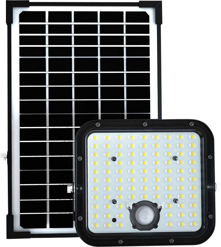 V-TAC VT-432 10310 LED-Flutlichtstrahler, Solarmodul 30 W Leuchtfarben: Neutralweiß