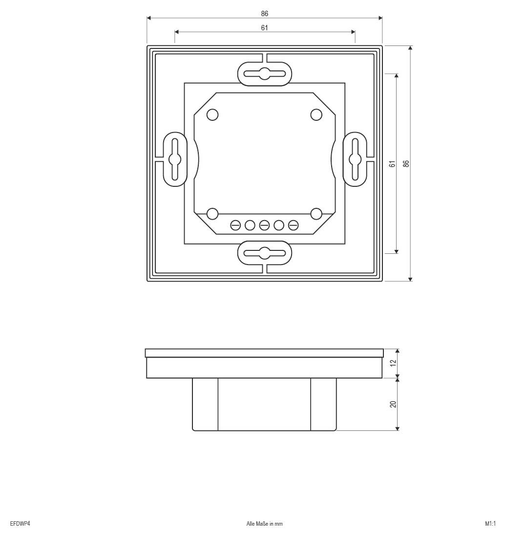 EVN EFDWP4 Bedienelement