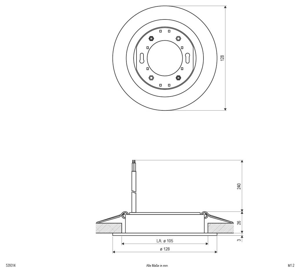 EVN 539314 539314 Deckenstrahler