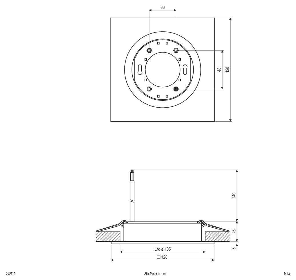 EVN 539414 539414 Deckenstrahler