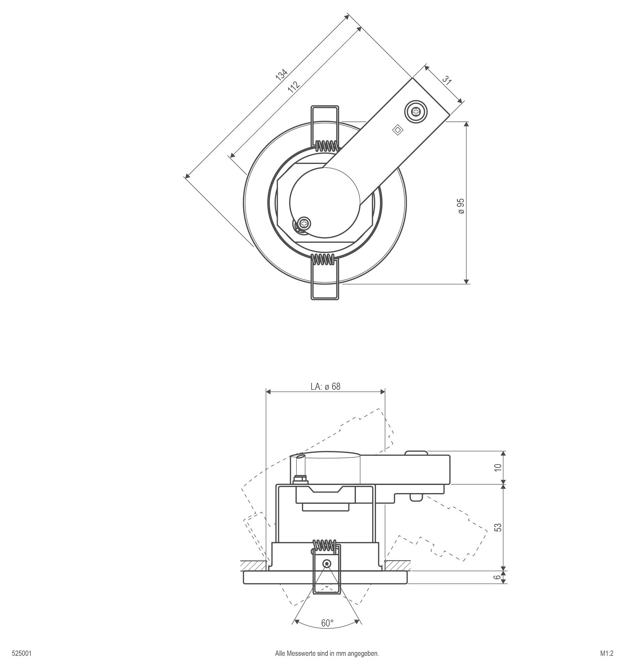 EVN 525001 525001 Deckenstrahler