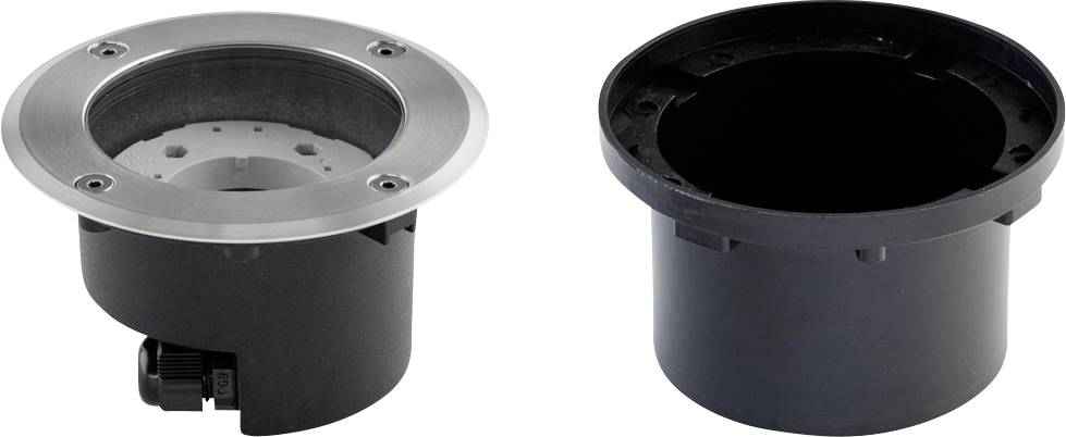 Technische Maßzeichnung eines DALI-LED-Treibers, beschriftet mit 