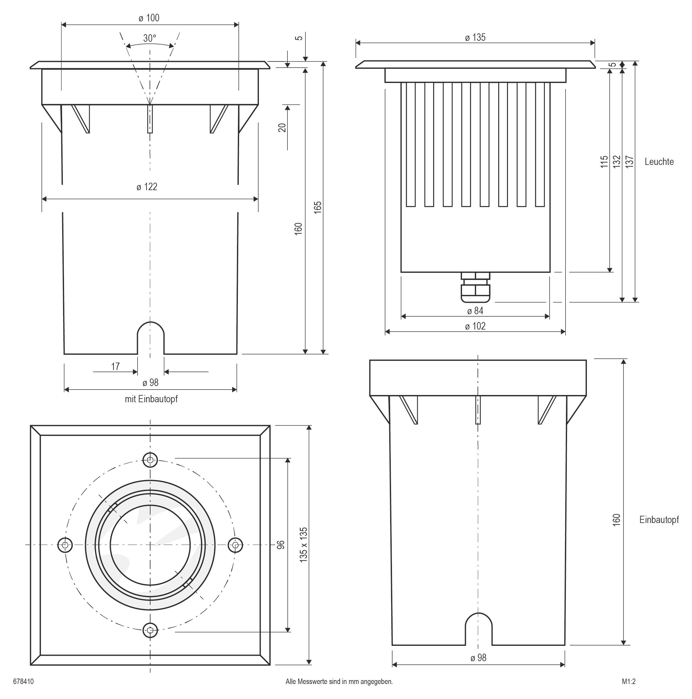 EVN 678410 678410 Bodeneinbauleuchte LED