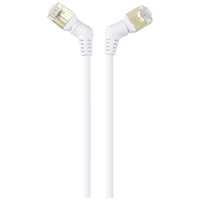 Renkforce RF-6071572 RJ45 Netzwerkkabel, Patchkabel CAT 8 S/FTP 1.00 m Weiß Steckkontakte 360° dreh Renkforce RF-6071572 RJ45 Netzwerkkabel, Patchkabel CAT 8 S/FTP 1.00 m Weiß Steckkontakte 360° dreh