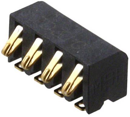 Molex Einbau-Buchsenleiste (Standard) Polzahl Gesamt 4 Rastermaß: 2mm 476150001 Tape on Full reel