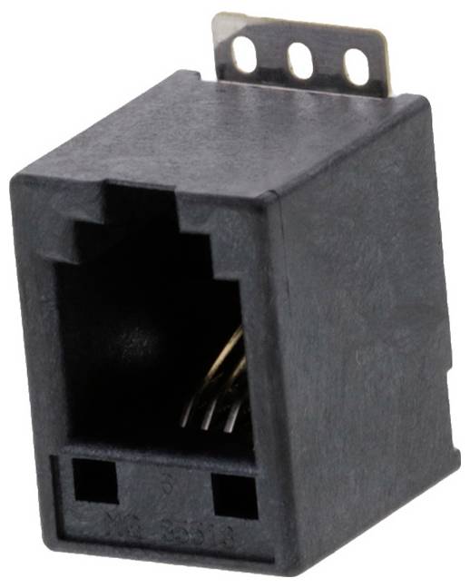 Molex Cat 3 Mod Jack/Plug 855135016 Buchse Schwarz