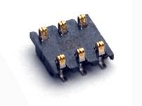 Molex Kompressionsstecker Polzahl Gesamt 6 Rastermaß: 1.60mm 788641001 Tape on Full reel