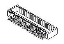 Molex Mezzanine-Steckverbinder Polzahl Gesamt 50 Rastermaß: 0.50mm 538850508 Tape on Full reel