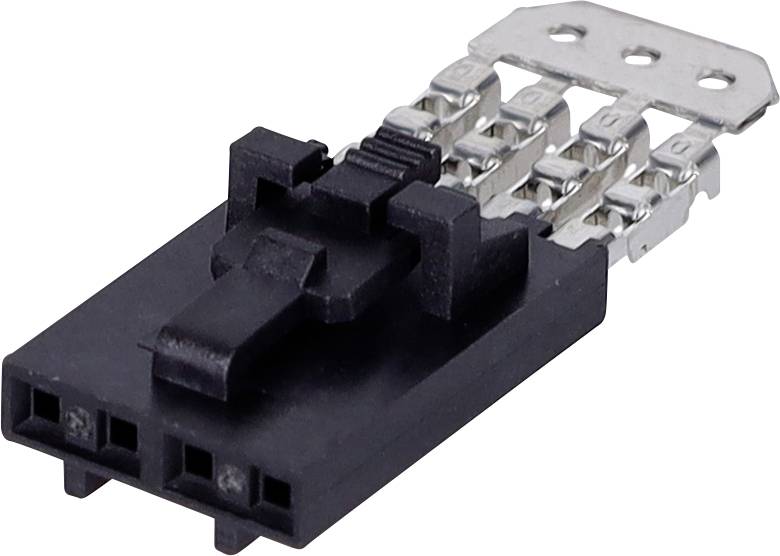 Molex Buchsengehäuse-Kabel Polzahl Gesamt 4 Rastermaß: 2.54mm 14567042 Tube