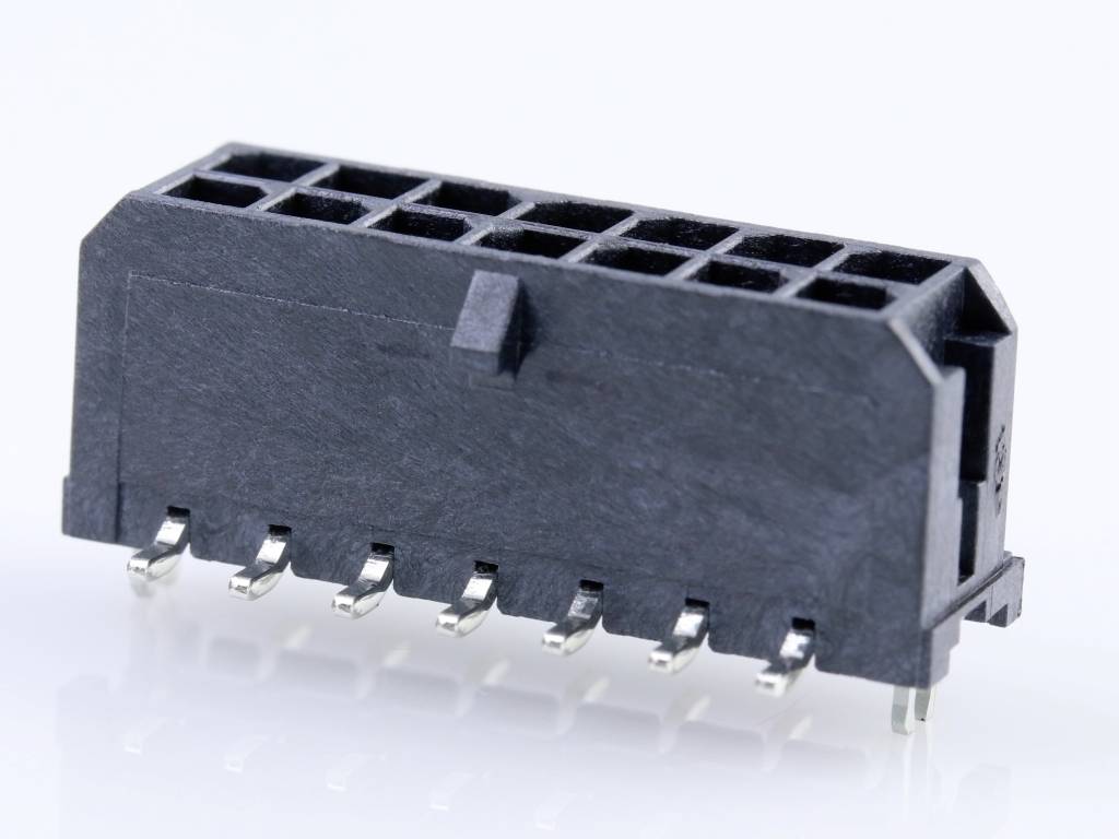 Molex Einbau-Stiftleiste (Standard) Polzahl Gesamt 14 Rastermaß: 3.00mm 430451416 Tape on Full reel