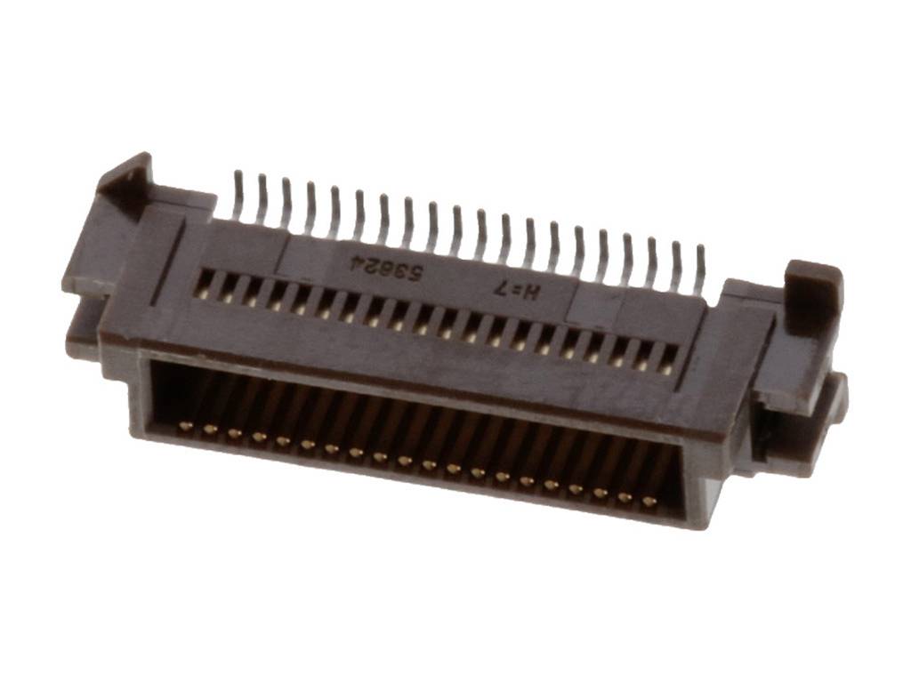 Molex Mezzanine-Steckverbinder Polzahl Gesamt 40 Rastermaß: 0.635mm 536250474 Tape on Full reel