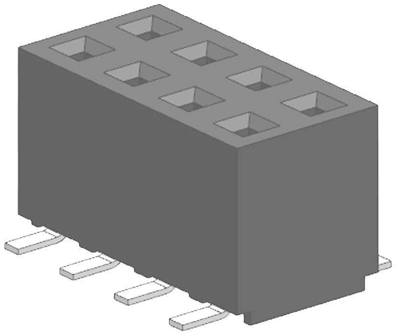 Molex Einbau-Buchsenleiste (Standard) Polzahl Gesamt 4 Rastermaß: 2.00mm 873400424 Tube