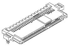 Molex Buchsengehäuse-Platine Polzahl Gesamt 68 1511240001 Tape