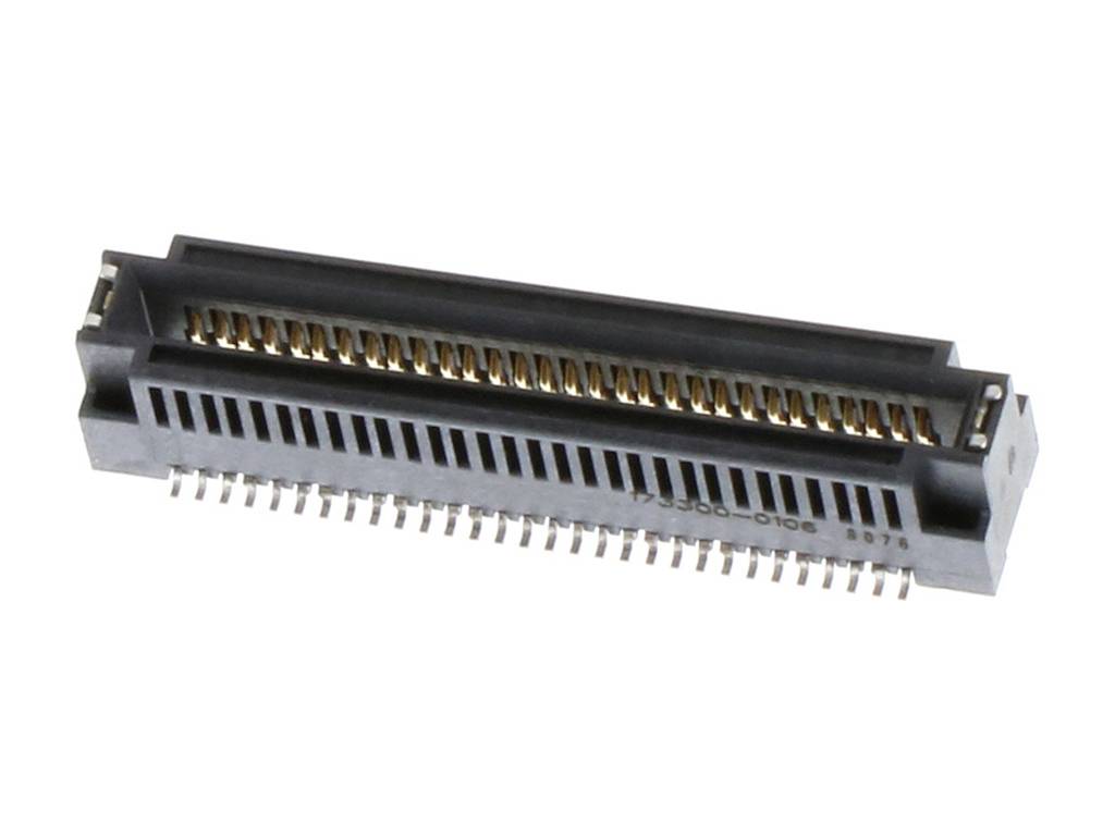 Molex Buchsengehäuse-Platine Polzahl Gesamt 60 Rastermaß: 0.80mm 1733000106 Tape on Full reel