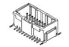 Molex Stiftgehäuse-Platine Polzahl Gesamt 20 Rastermaß: 2.00mm 557632070 Tape on Full reel