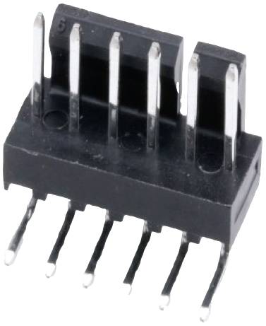 Molex Stiftleiste (Standard) Polzahl Gesamt 6 Rastermaß: 2.54mm 1718573006 Tape