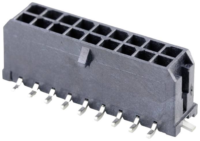 Molex Einbau-Stiftleiste (Standard) Polzahl Gesamt 18 Rastermaß: 3.00mm 430451818 Tape on Full reel