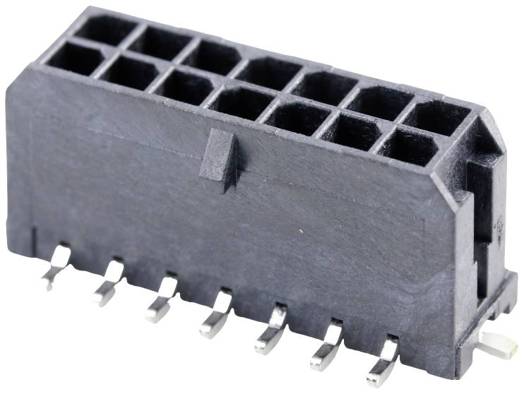 Molex Einbau-Stiftleiste (Standard) Polzahl Gesamt 14 Rastermaß: 3.00mm 430451418 Tape on Full reel
