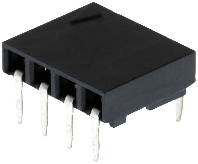 Molex Buchsengehäuse-Platine Polzahl Gesamt 4 Rastermaß: 2.54mm 901481104 Tube