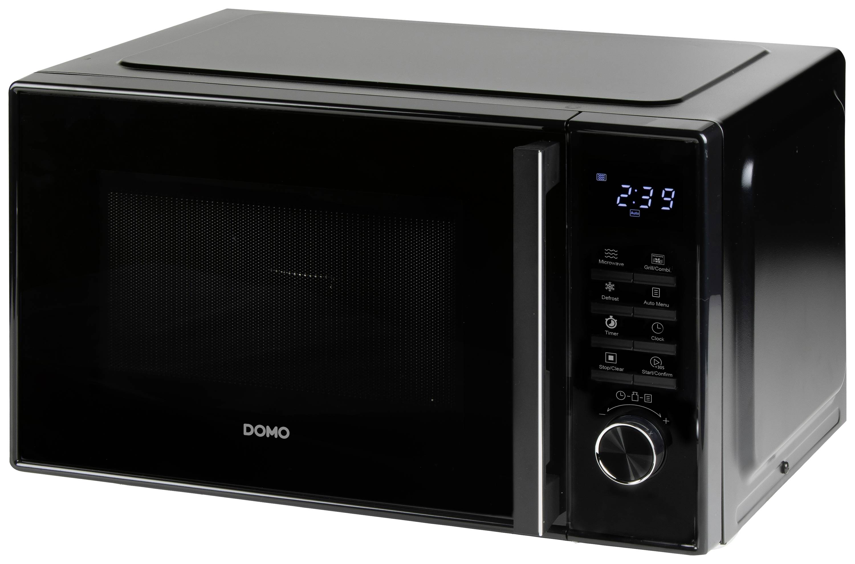 DOMO DO22501G Mikrowelle Schwarz 900 W Grillfunktion, Timerfunktion