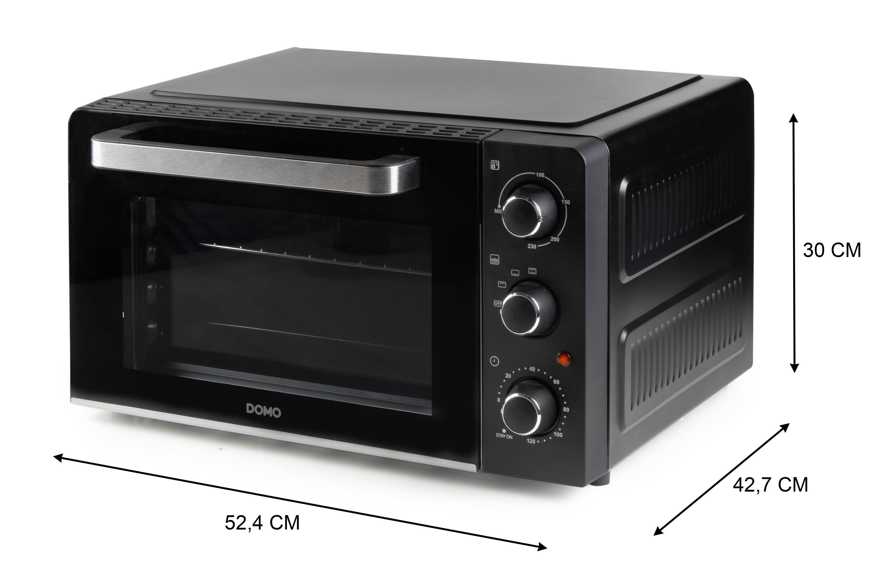 DOMO Bake and Snack Minibackofen Timerfunktion 28l