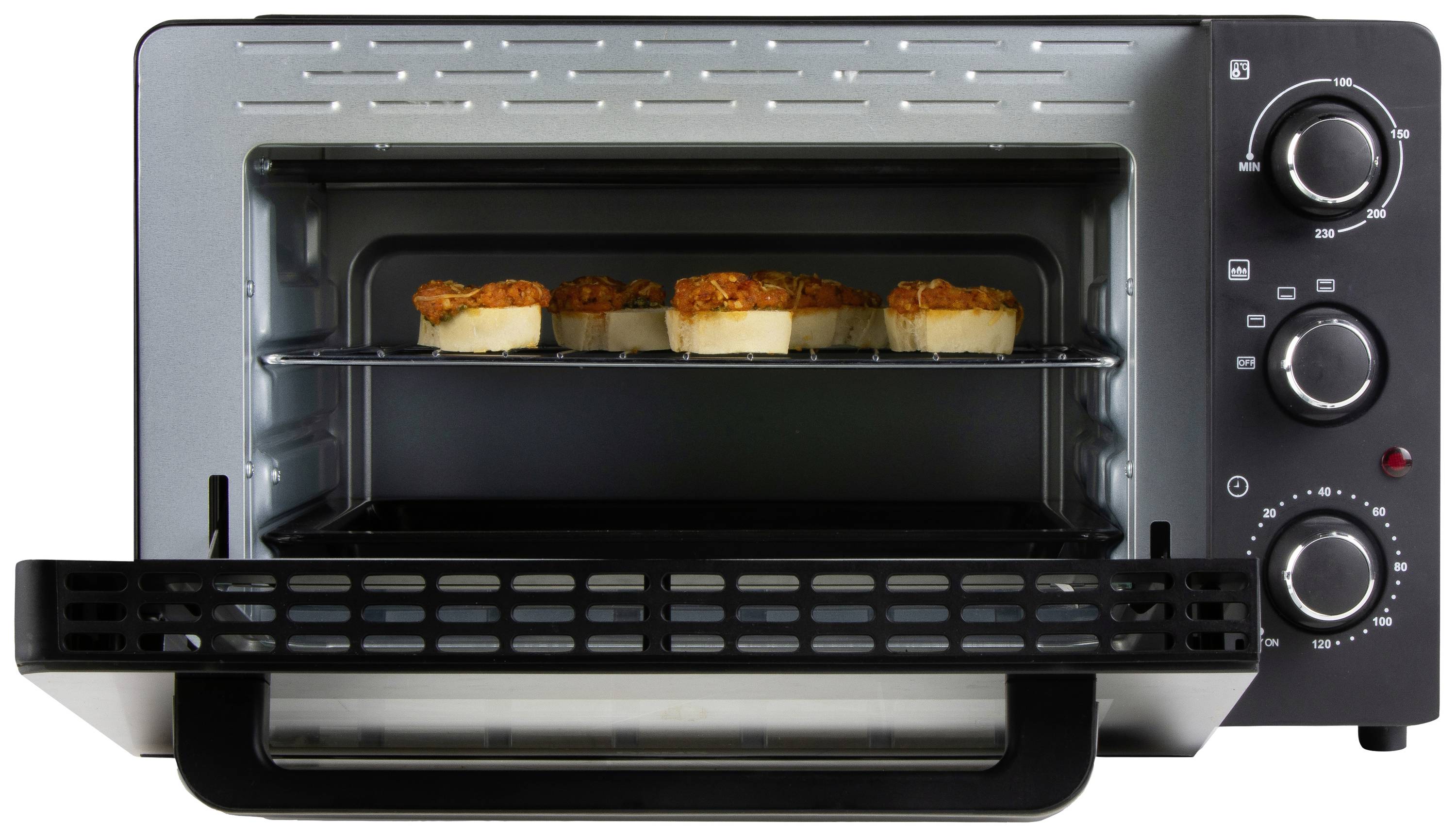 DOMO Bake and Snack Minibackofen Timerfunktion 28l
