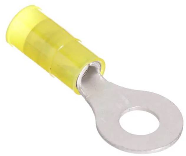 Rotes Crimpwerkzeug mit schwarzen Metallbacken, das 