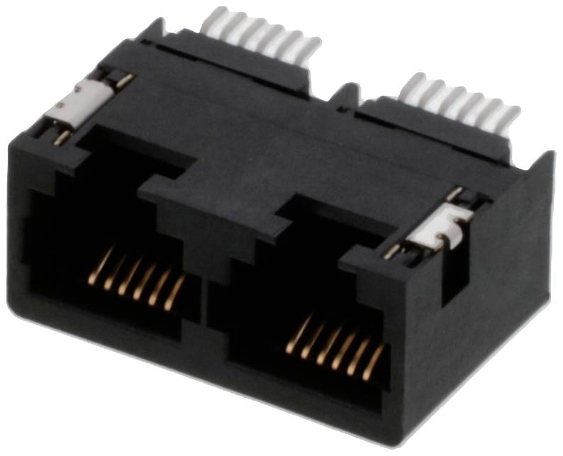 Molex 441930005 DUAL PORT SMT PRODCT 441930005 Buchse Polzahl Sensoren 6P6C