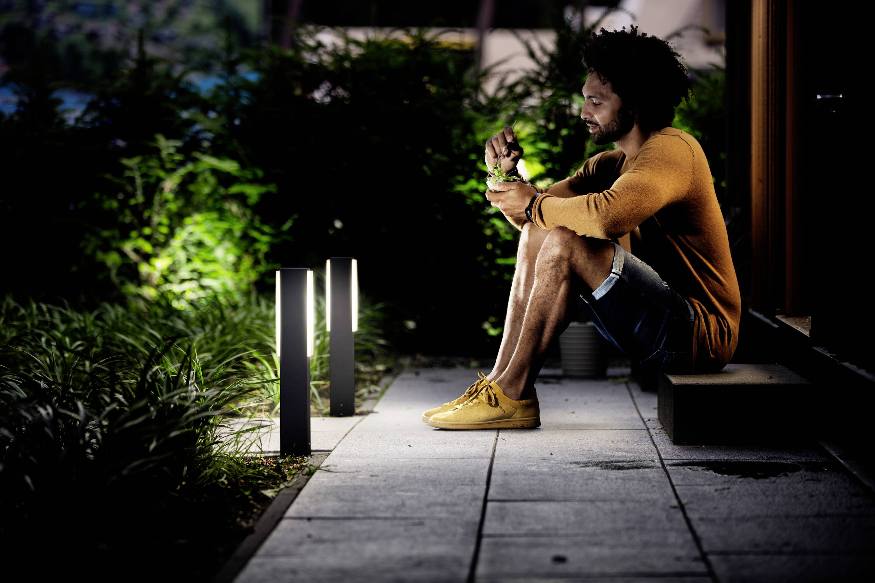 Philips LED Stratosphere 8720169257351 LED-Sockelleuchte LED 3.8W Anthrazit