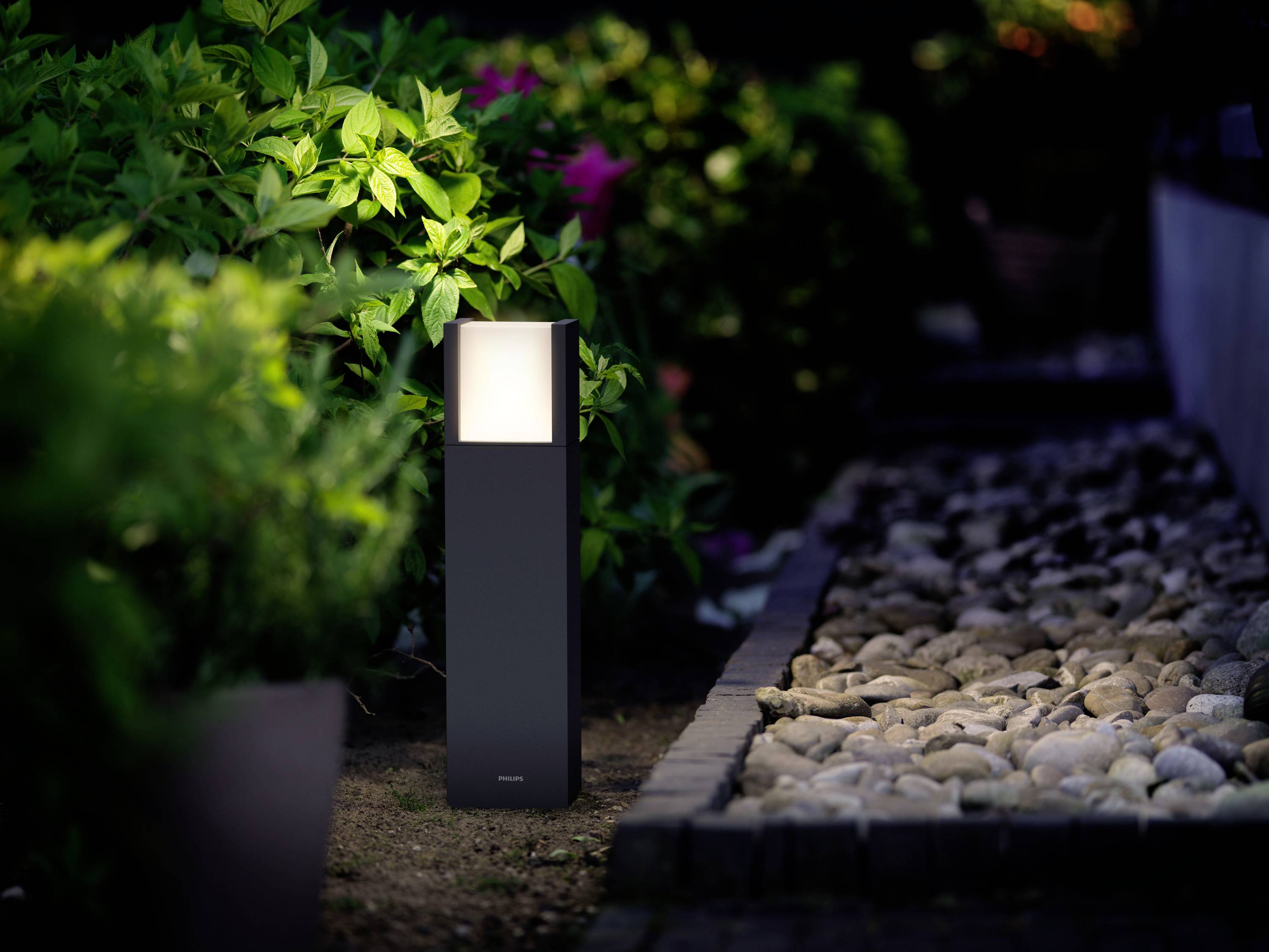 Philips LED Arbour 8720169278066 LED-Sockelleuchte LED 3.8W Anthrazit