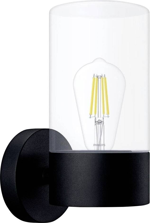 Philips LED Flareon 8720169266537 Außenwandleuchte E27 Schwarz