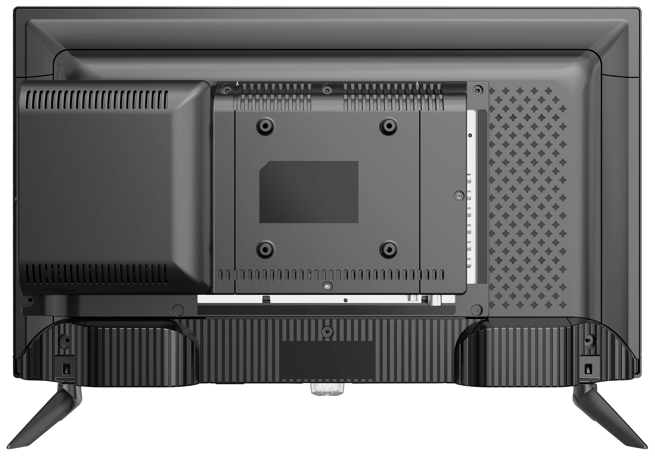 Reflexion Tragbarer TV 60 cm 24 Zoll EEK E (A - G) CI+, DVB-S, DVB-T, DVB-C, Smart TV, WLAN, Akkubetrieb Schwarz