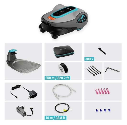 GARDENA 19704-60 smart SILENO life Mähroboter Geeignet für Fläche max. 1500 m²